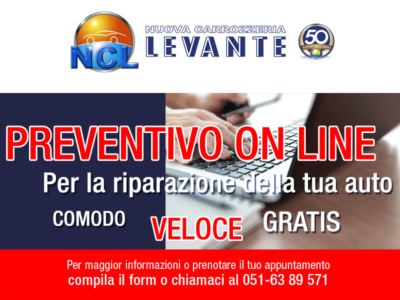 PREVENTIVI ON LINE per riparare la tua auto